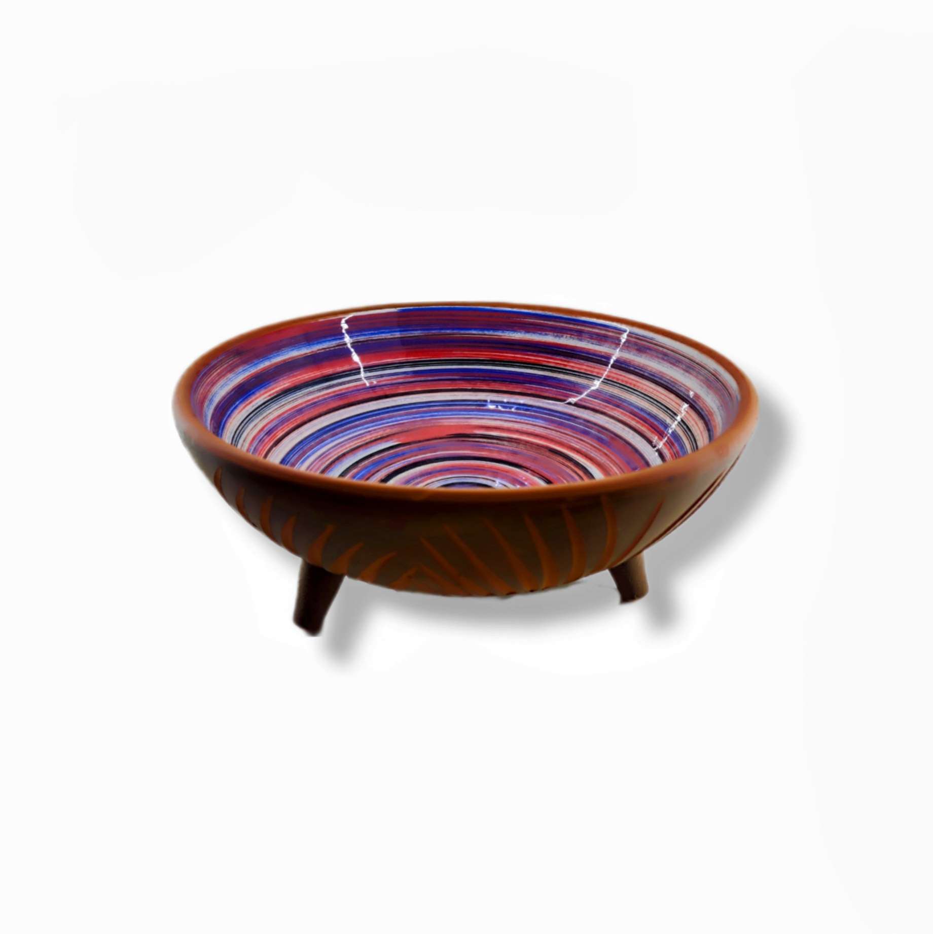 COLORLİNE AYAKLI DEKORATİF KASE(20CM)