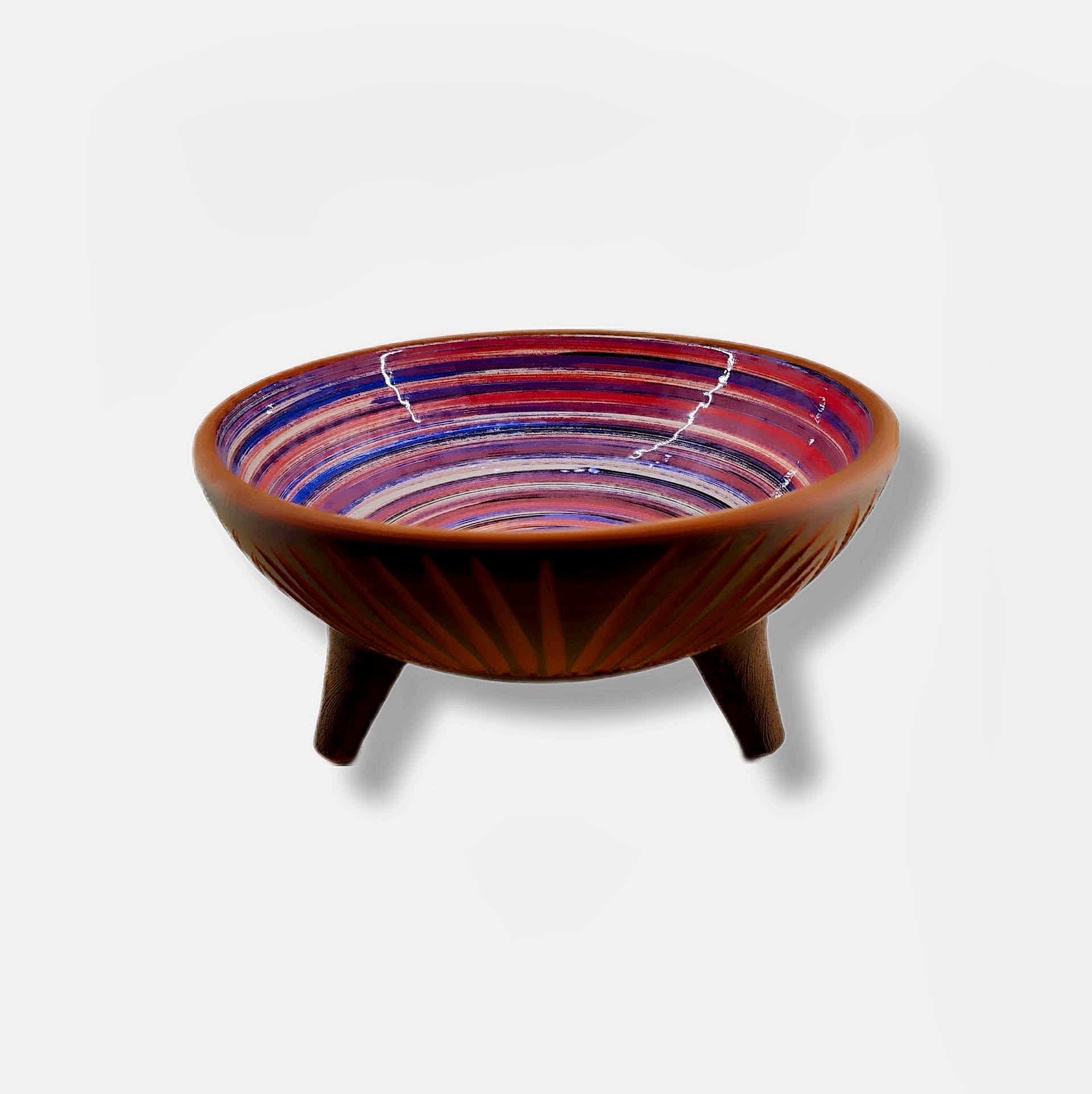 COLORLİNE AYAKLI DEKORATİF KASE(20CM)