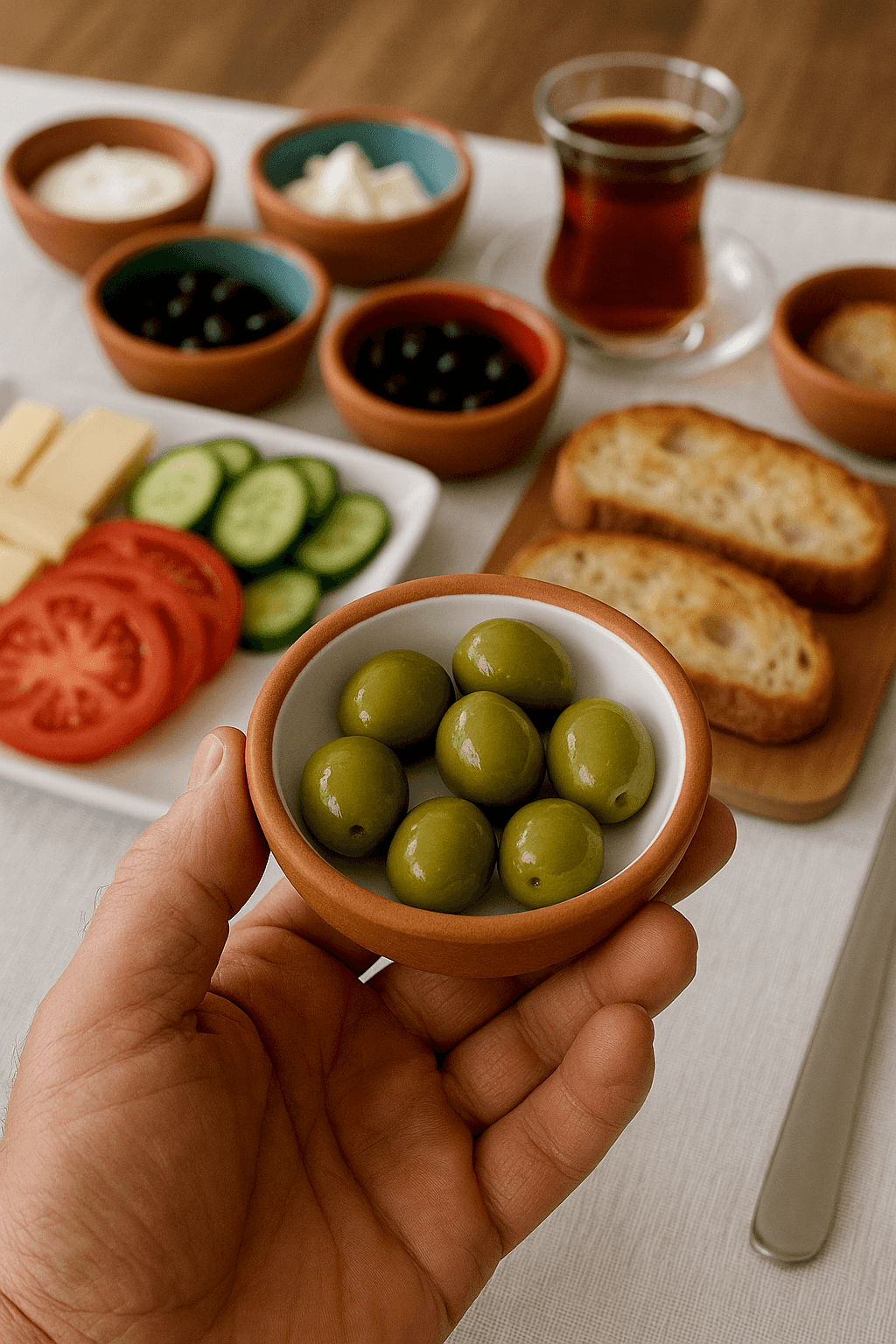 toprak sırlı 10cm kase 6 lı takım
