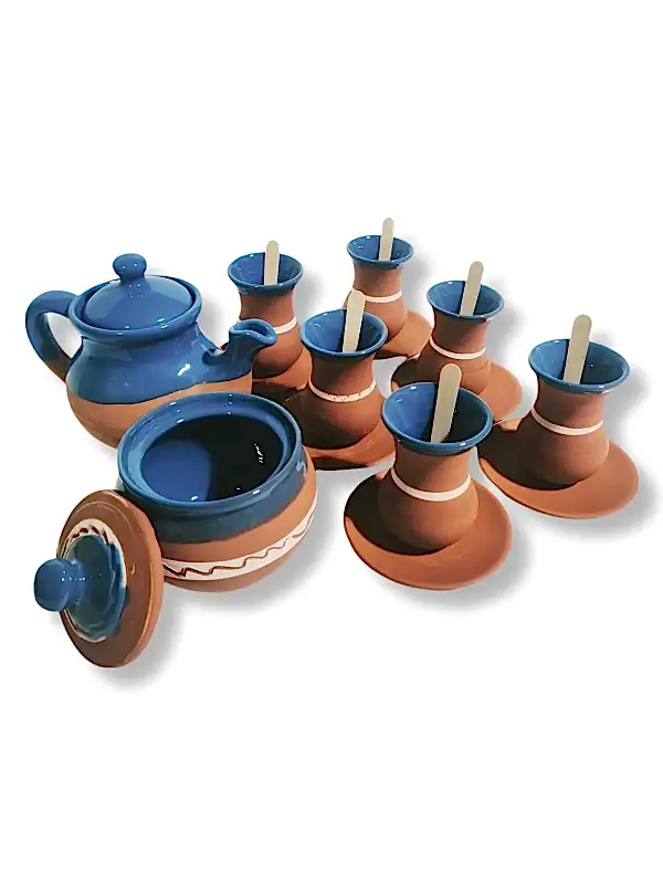 DEMLİKLİ ÇAY SETİ