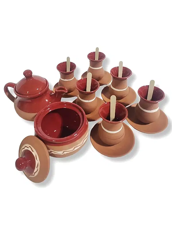 DEMLİKLİ ÇAY SETİ