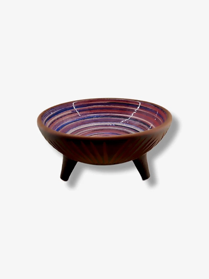 COLORLİNE AYAKLI DEKORATİF KASE(25CM)
