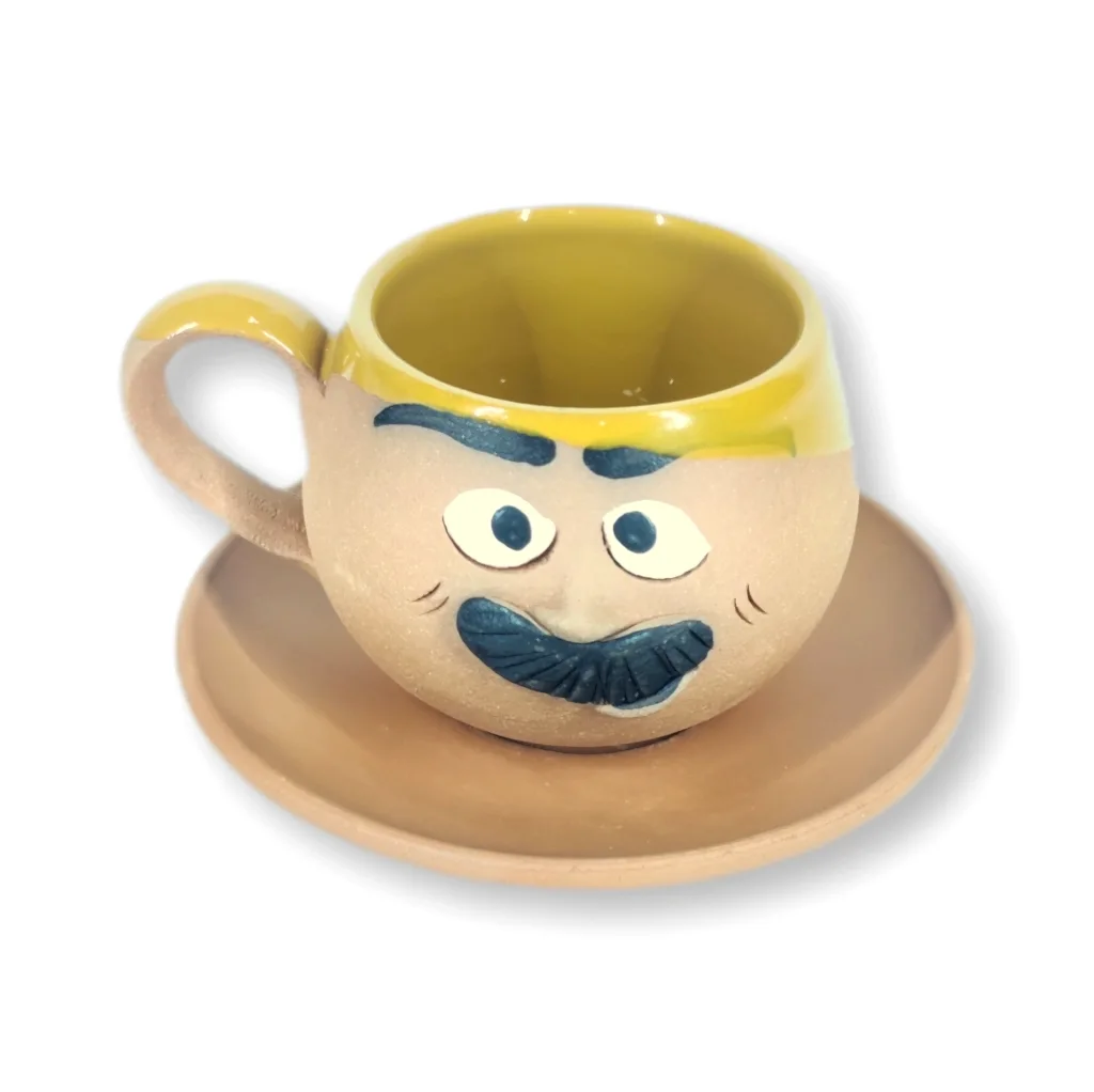TOPRAK YUVARLAK FİNCAN EMOJİ ERKEK