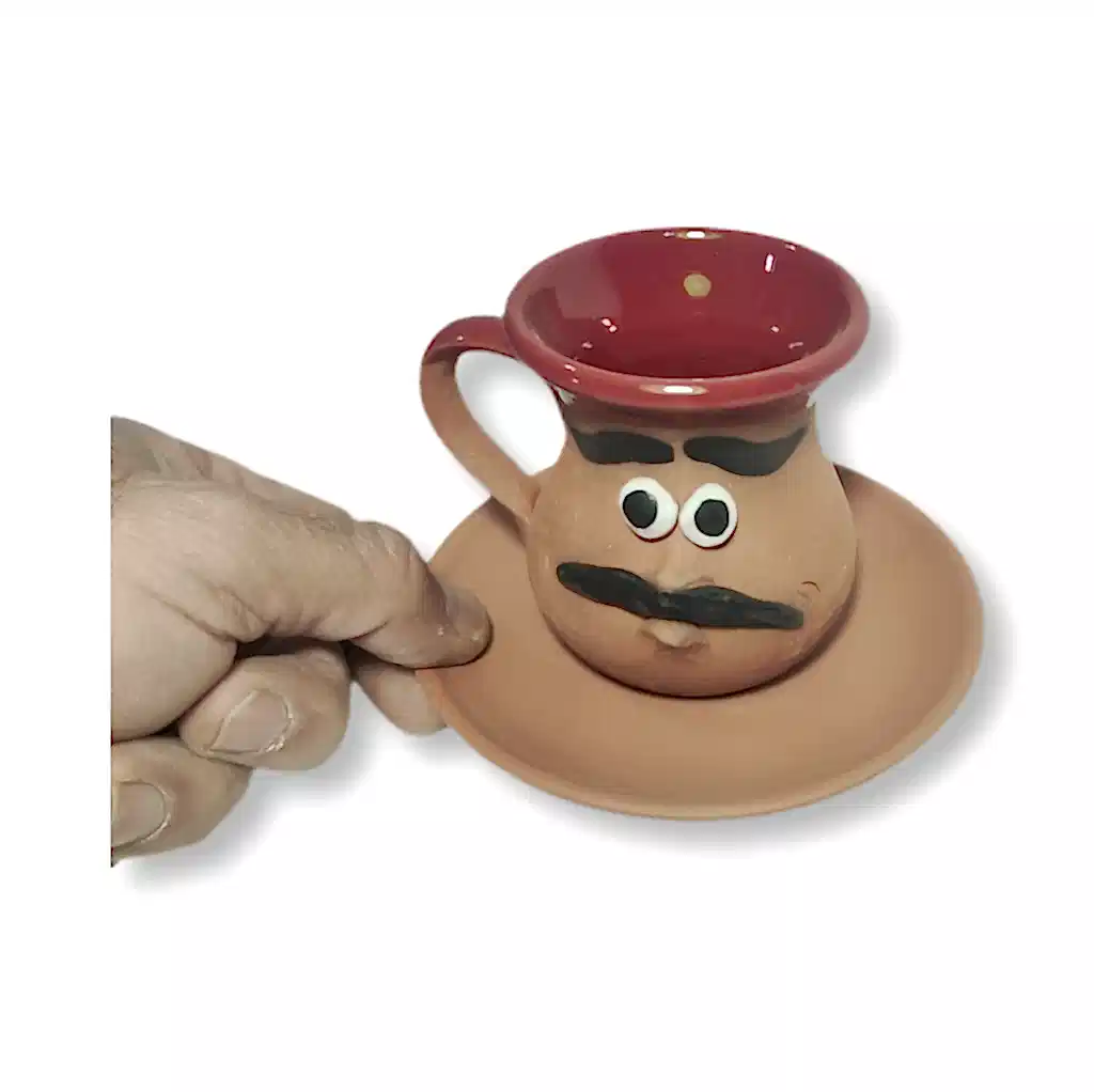 TOPRAK KLASİK FİNCAN EMOJİ ERKEK