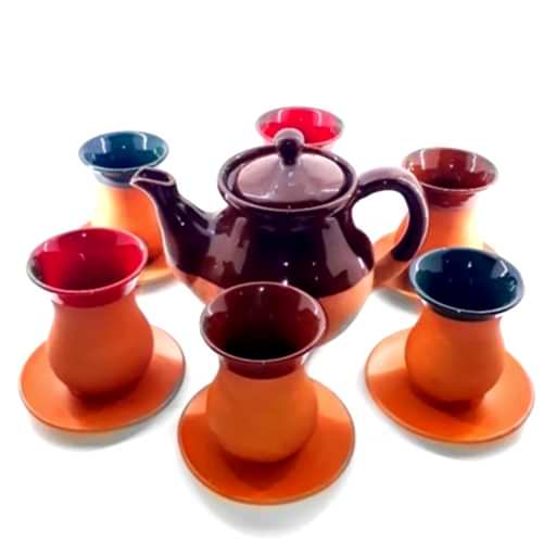 DEMLİKLİ BARDAK TAKIMI
