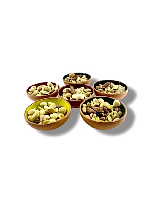 toprak sırlı 8cm kase 6 lı takım