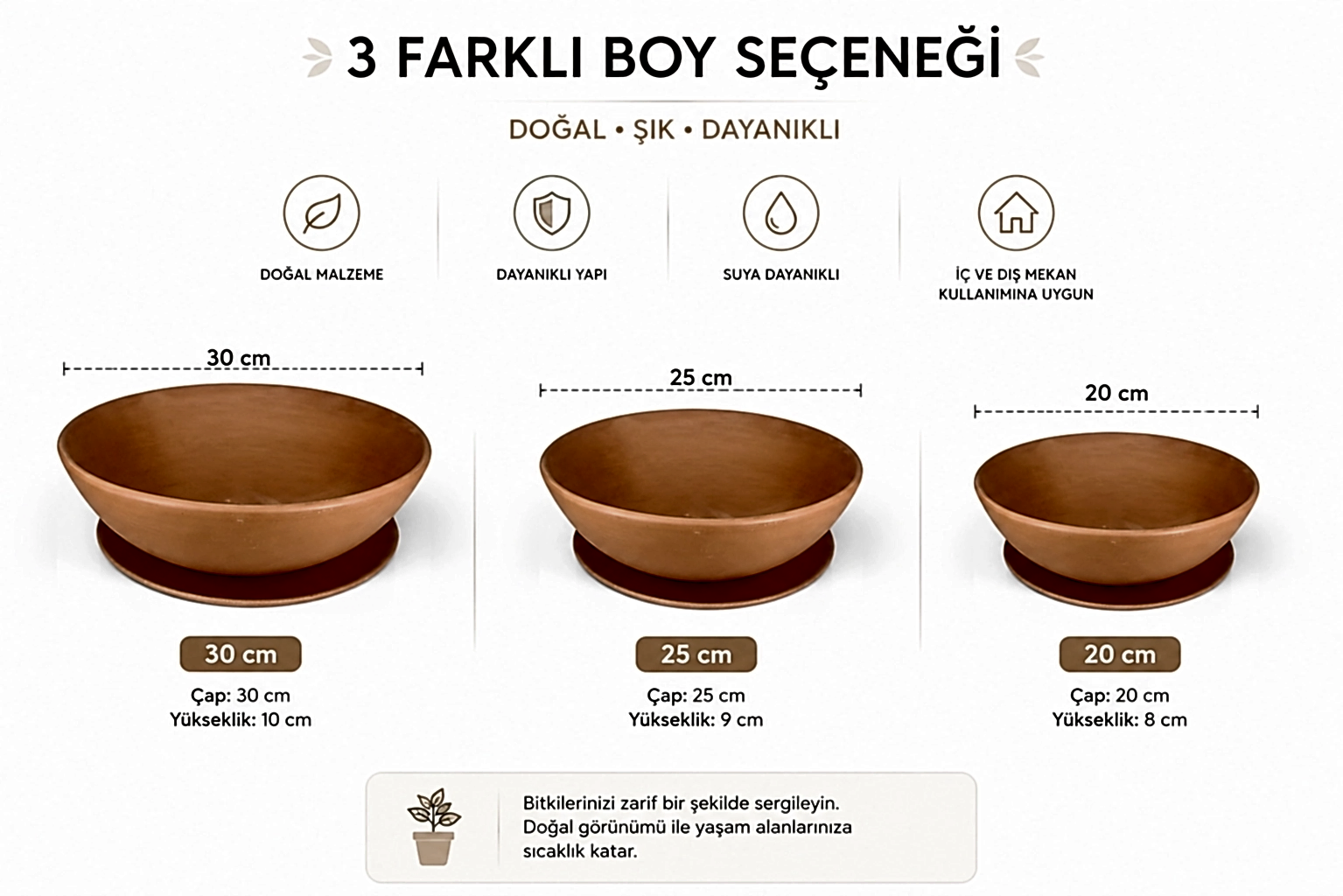 TOPRAK KASE SAKSI 3 LÜ SET