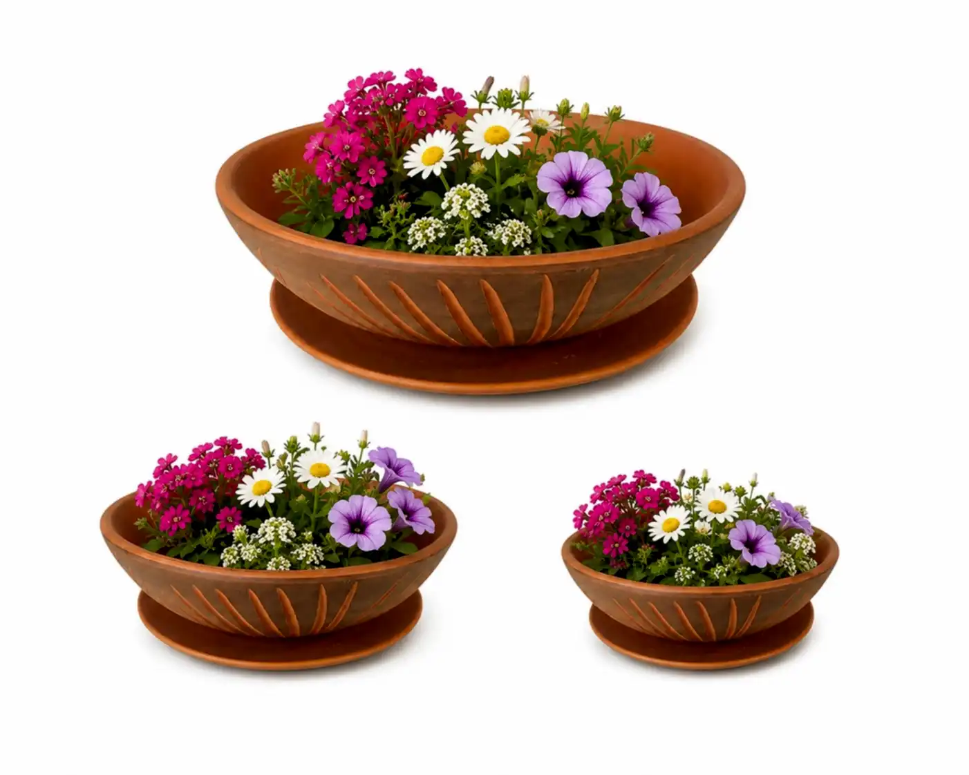 DESENLİ KASE SAKSI 3 LÜ SET
