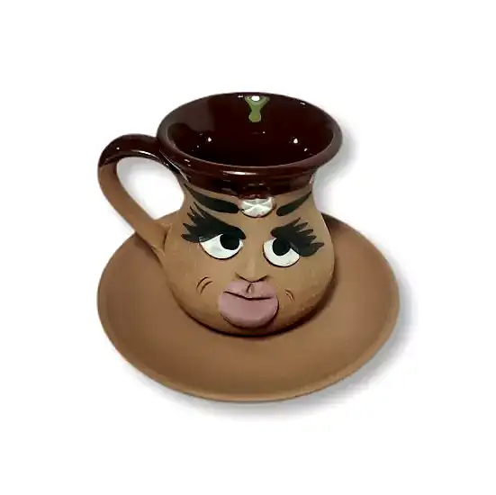 KLASİK EMOJİLİ TOPRAK FİNCAN