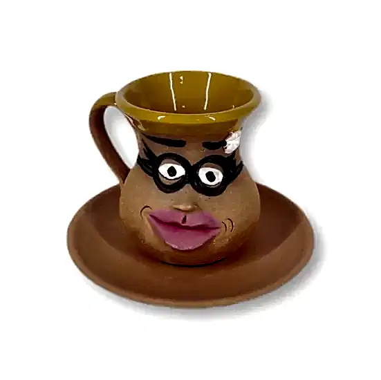 KLASİK EMOJİLİ TOPRAK FİNCAN