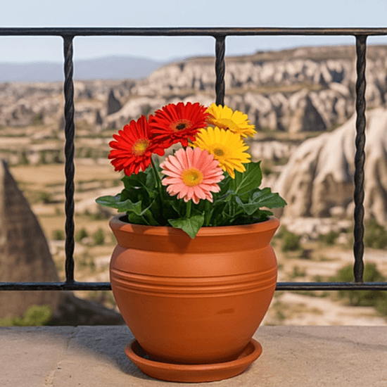 terracotta saksı